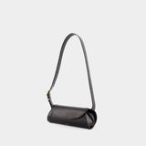 Cannolo Mini Purse - Jil Sander - Leather - Black