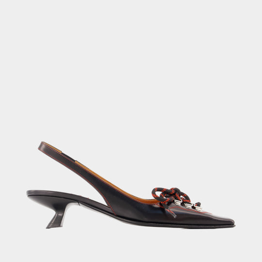 Pumps - Marni - Leather - Black