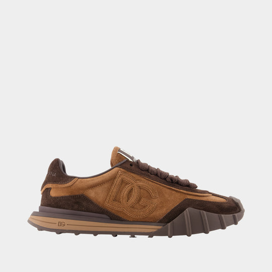 Dg Athletic Sneakers - Dolce&Gabbana - Leather - Brown