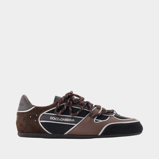 Ginnica Soft Sneakers - Dolce&Gabbana - Leather - Brown