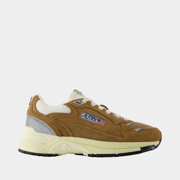 【関税込み】Hyperway Sneakers - Autry - Leather - Khaki Hyperway Sneakers - Autry - Leather - Khaki