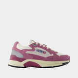 Hyperway Low Sneakers - Autry - Leather - Purple