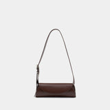 Cannolo Small Shoulder Bag - Jil Sander - Leather - Brown