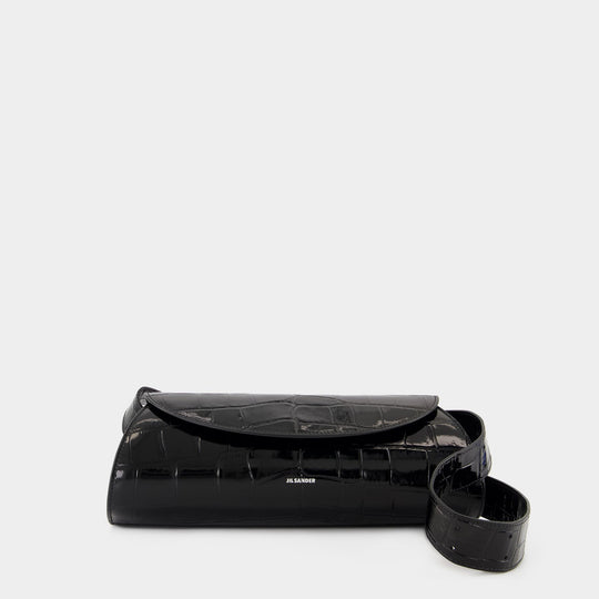 Cannolo Small Purse - Jil Sander - Leather - Black