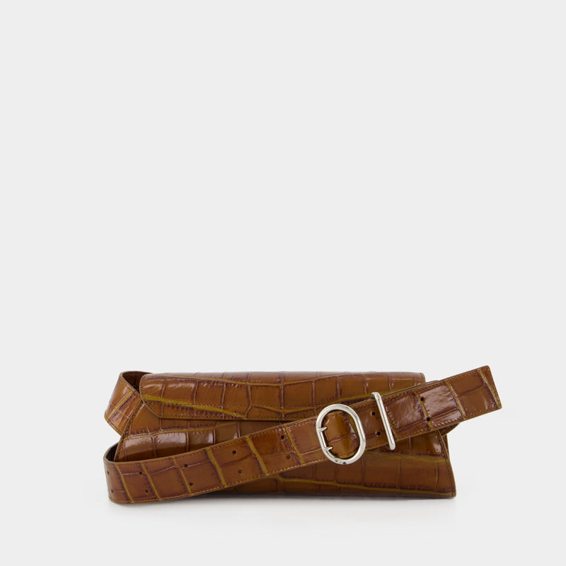 Cannolo Small Purse - Jil Sander - Leather - Brown