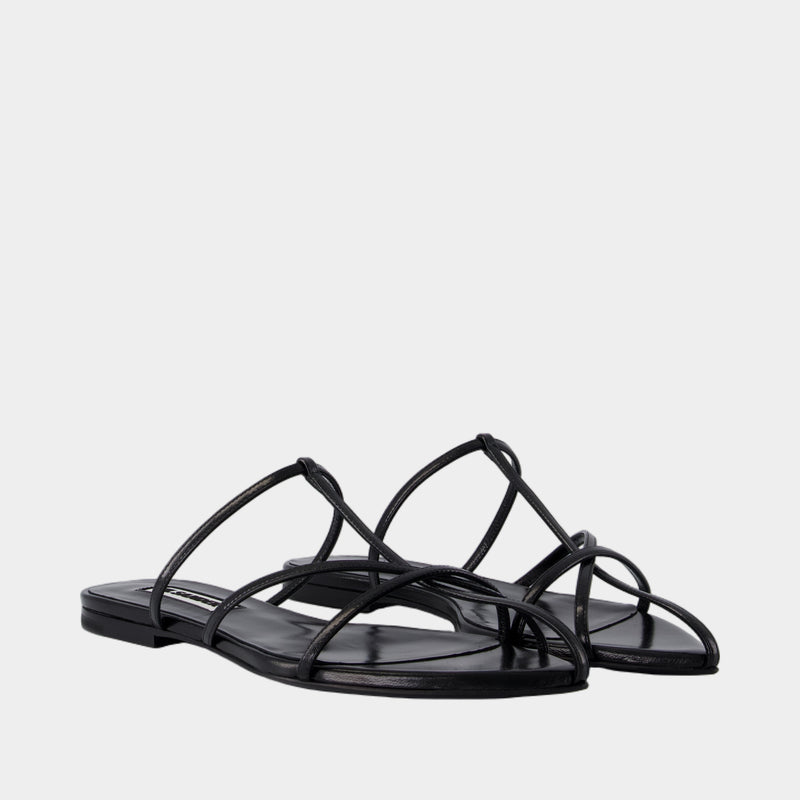 Sandals - Jil Sander - Leather - Black
