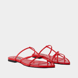 Sandals - Jil Sander - Leather - Red