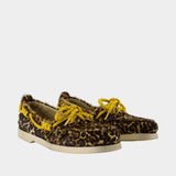 Boat Moccasins - Golden Goose Deluxe Brand - Leather - Leopard