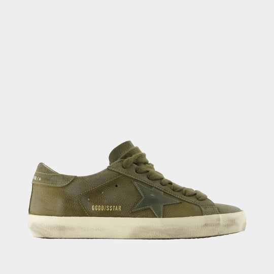 Super Star Sneakers - Golden Goose Deluxe Brand - Leather - Khaki