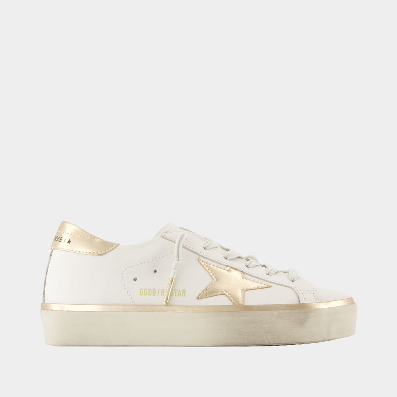 Hi Star Sneakers - Golden Goose Deluxe Brand - Leather - White