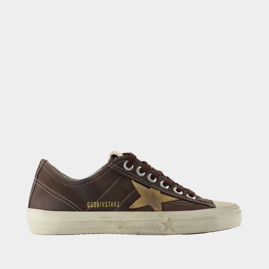 V Star 2 Sneakers - Golden Goose Deluxe Brand - Leather - Brown