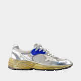 Running Dad Sneakers - Golden Goose Deluxe Brand - Leather - Silver