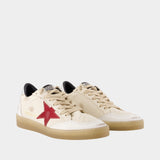 Ballstar Sneakers - Golden Goose Deluxe Brand - Leather - Beige