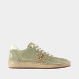 Ball Star Sneakers - Golden Goose Deluxe Brand - Leather - Green