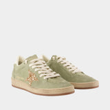 Ball Star Sneakers - Golden Goose Deluxe Brand - Leather - Green