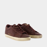 Super Star Sneakers - Golden Goose Deluxe Brand - Leather - Burgundy