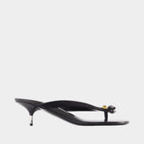Pumps, size 50 – Versace – Leather – Black