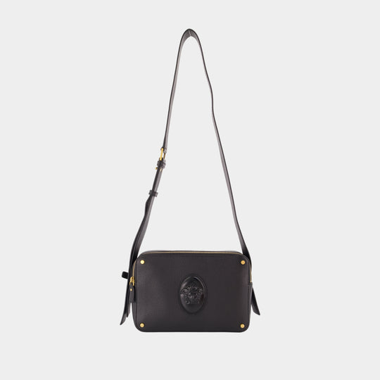 Camera Purse - Versace - Leather - Black