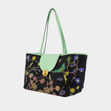 Small Tote Bag 'St. Broken Jewels' - Versace - Cotton - Multi