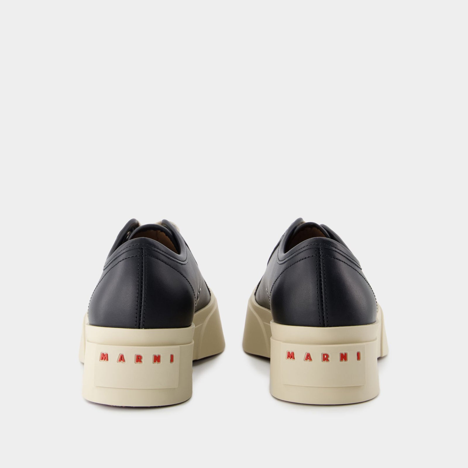 超美品 定価 11万円 MARNI SNEAKERS Laced Up Sneakers - Marni - Leather - Black