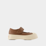 【送料&関税込】Marni Leather Mary Jane Sneakers Black nappa leather Mary Jane sneaker | Marni