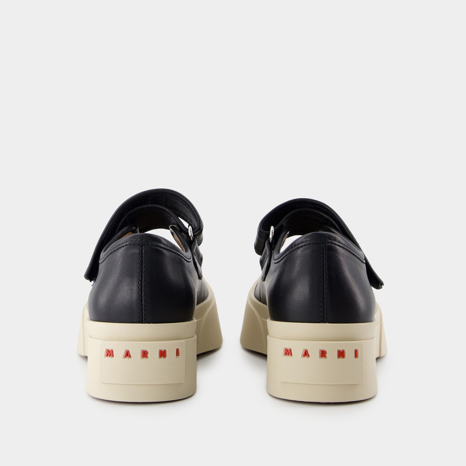 【関税＆送料込み】Marni 'Mary Jane' Black Sneaker With Hoo Black nappa leather Mary Jane sneaker | Marni