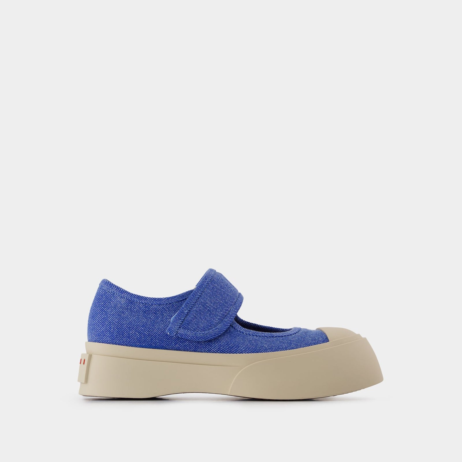 MARNI / シューズ/--/BLU Mary Jane Sneakers - Marni - Cotton - Blue