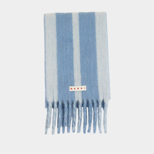 Scarf - Marni - Wool - Blue