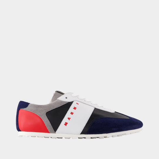 Sneakers - Marni - Leather - Blue