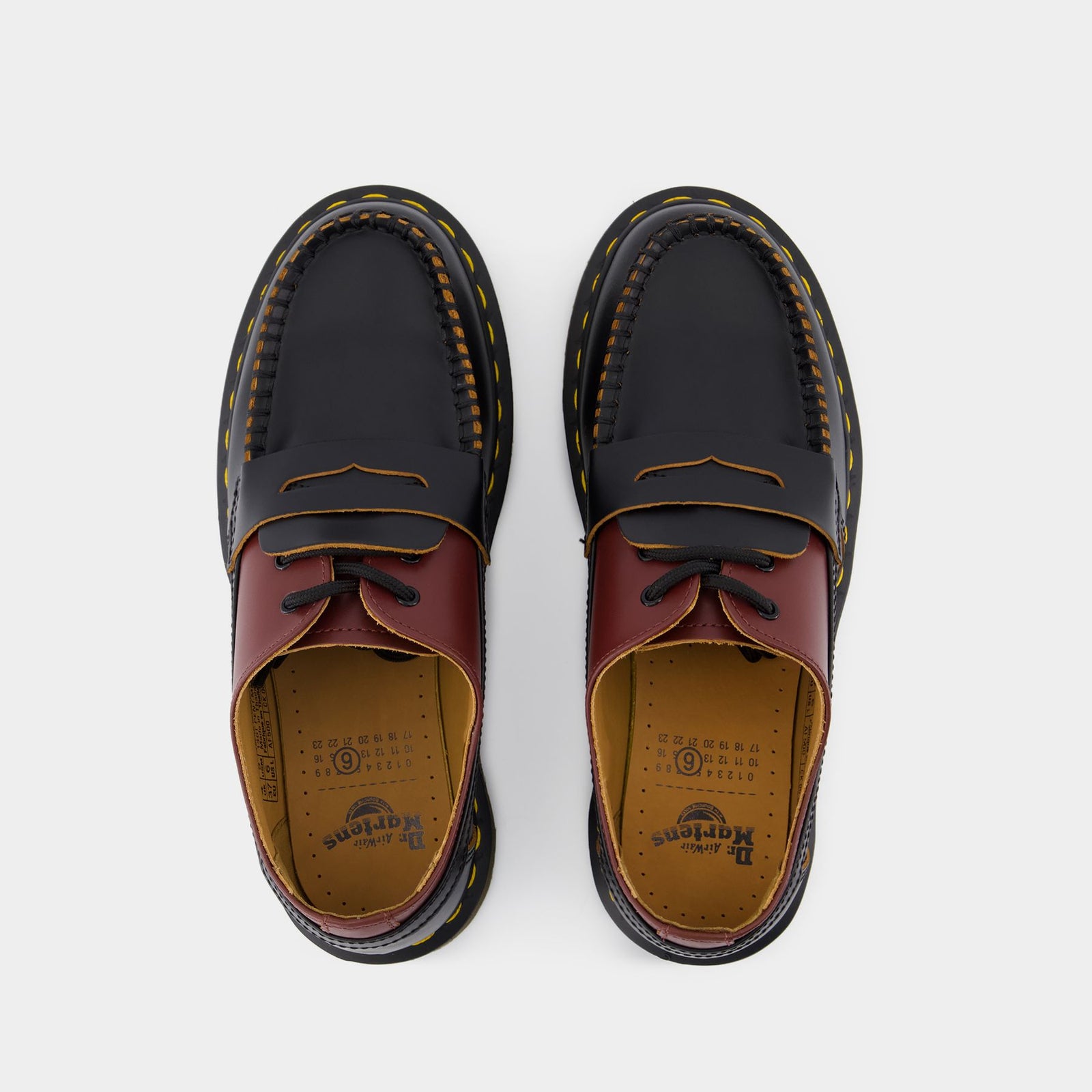 1461/Penton Mash Up Loafers - MM6 Maison Margiela - Leather