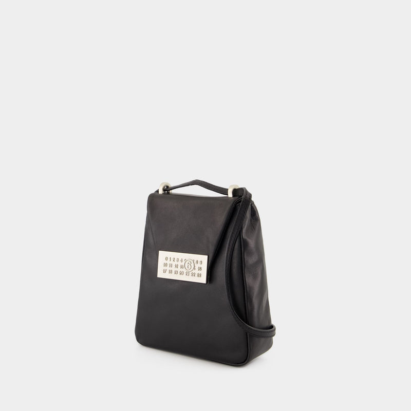Numeric Small Crossbody - MM6 Maison Margiela - Leather - Black
