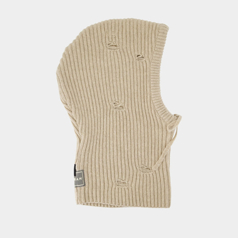 Beanie - MM6 Maison Margiela - Wool - Beige
