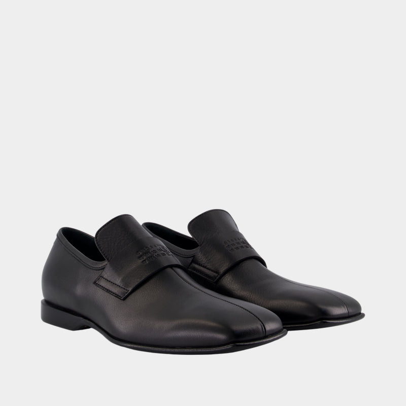 Loafers - MM6 Maison Margiela - Leather - Black
