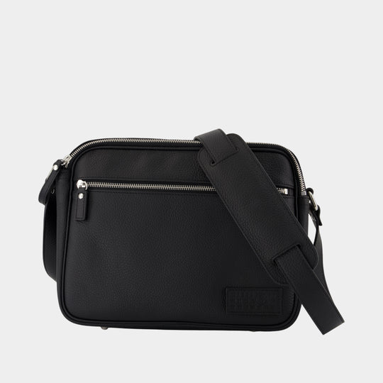 Crossbody - MM6 Maison Margiela - Leather - Black