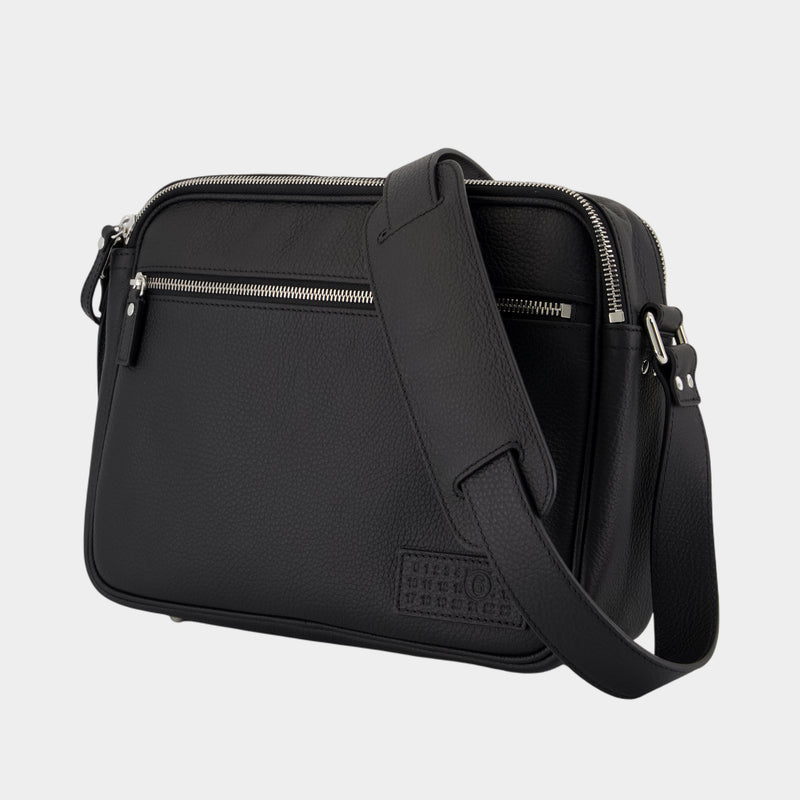 Crossbody - MM6 Maison Margiela - Leather - Black