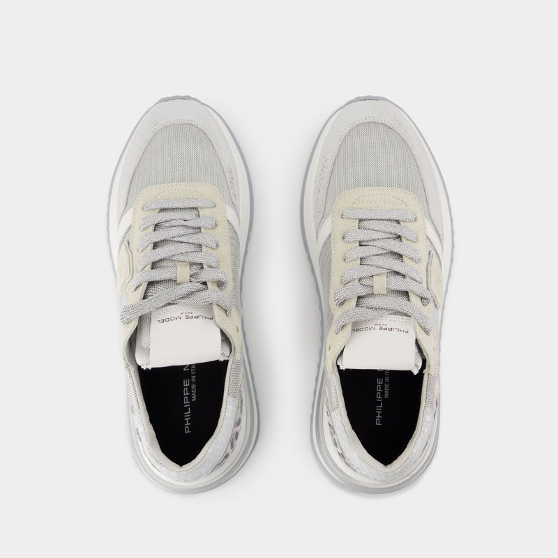 スニーカー Tropez 2.1 Low Sneakers - Philippe Model - Canvas - Silver Tropez 2.1 Low Sneakers - Philippe Model - Canvas - Silver
