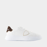 Temple Low Sneakers - Philippe Model - Leather - White