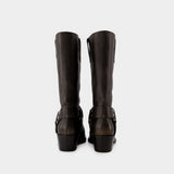 Roxy Boot Boots - Paris Texas - Leather - Black