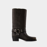 Roxy Boot Boots - Paris Texas - Leather - Black