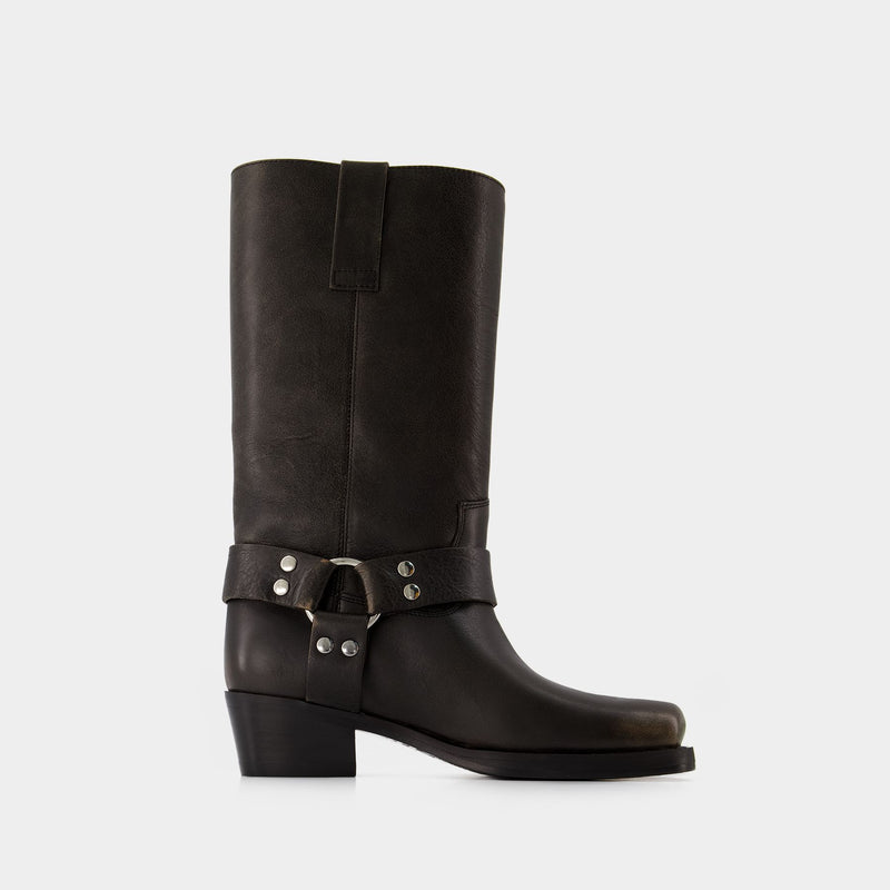 Roxy Boot Boots - Paris Texas - Leather - Black