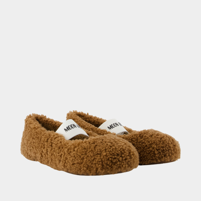 Ballerinas - Moon Boot - Leather - Brown