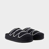 Mules - Moon Boot - Synthetic - Black