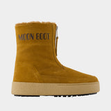 Lara Ankle Boots - Moon Boot - Leather - Brown