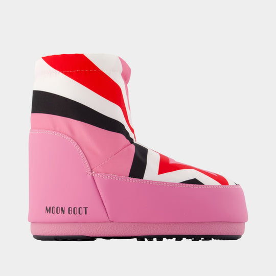 Icon Low Nolace Comet Boots - Moon Boot - Synthetic - Pink