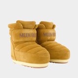 Icon Strap Boots - Moon Boot - Leather - Brown