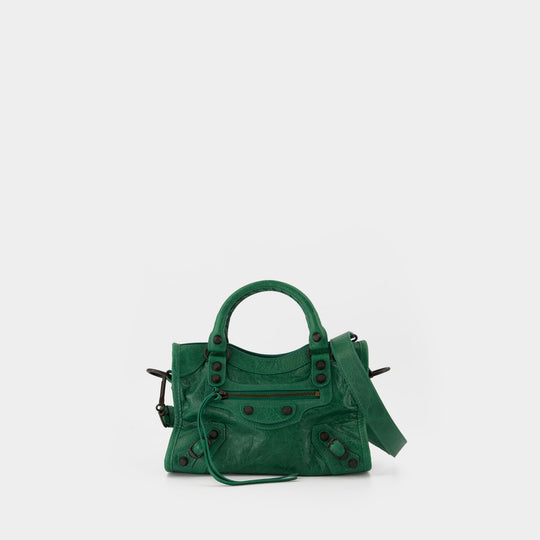 Le City Mini Crossbody - Balenciaga - Leather - Green