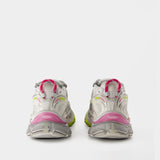 Runner Gradient Sneakers - Balenciaga - Synthetic - White