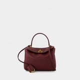 Rodeo Top Handle Mini Purse - Balenciaga - Leather - Burgundy