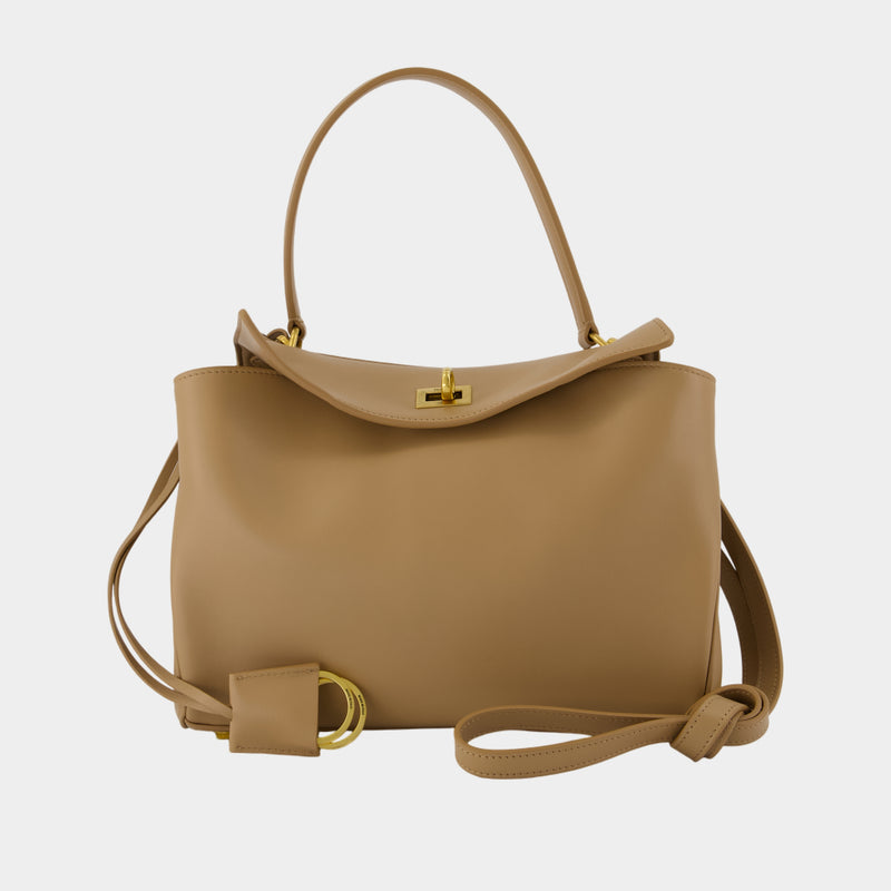 Rodeo Top Handle Small Purse - Balenciaga - Leather - Brown