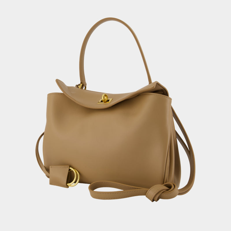 Rodeo Top Handle Small Purse - Balenciaga - Leather - Brown